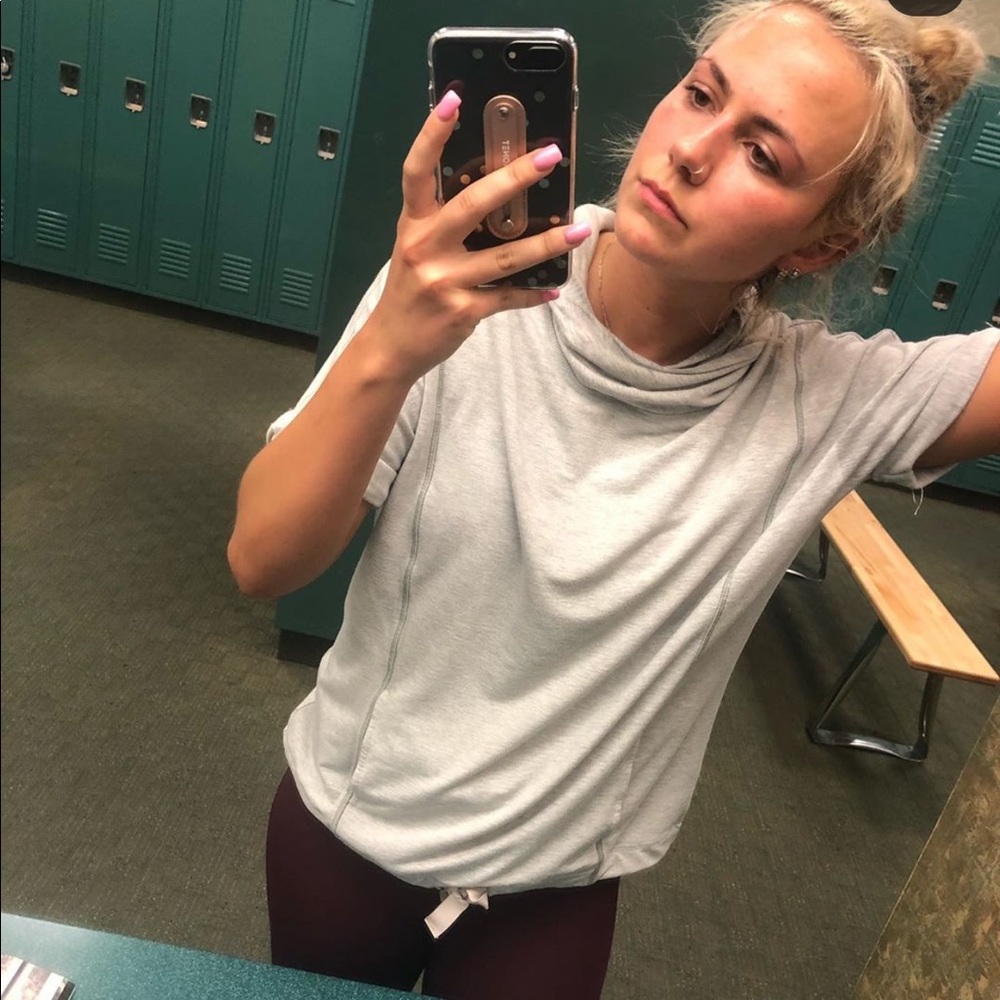 Lululemon short sleeve hoodie